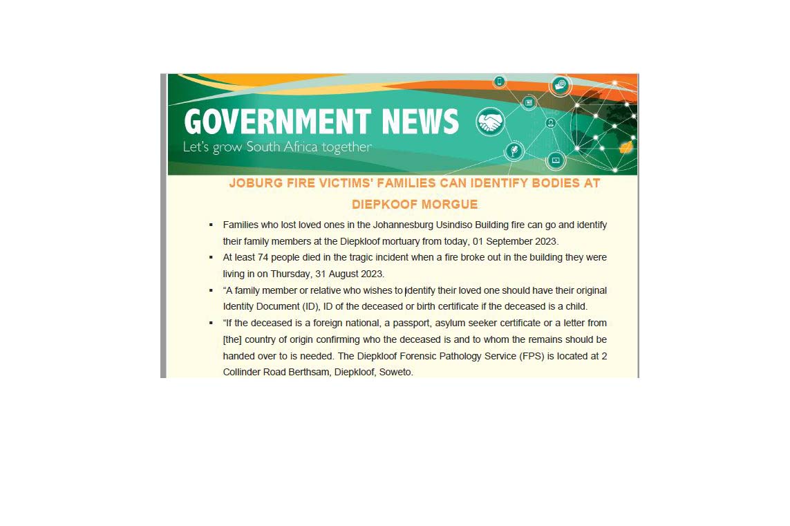 Government News 01 September 2023